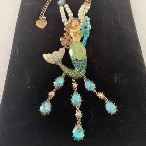 Betsey Johnson Mermaid Necklace
